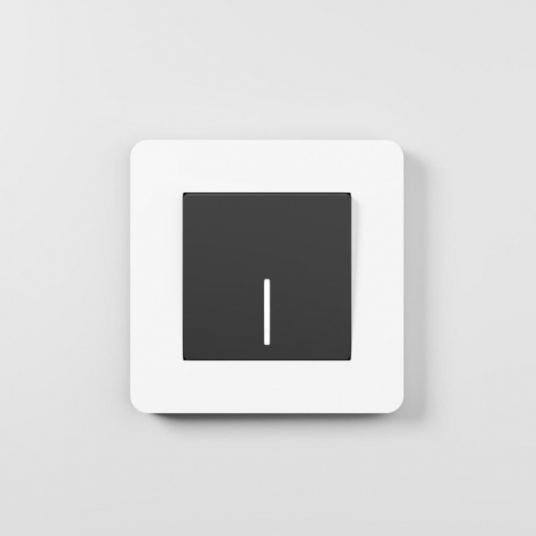 Рамка Werkel Split на 1 пост белый/черный W0013068 4690389208218