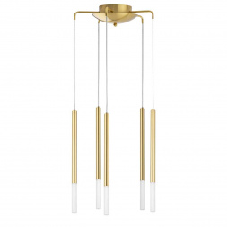 L5T747133 Люстра TUBO LED 25W 1250LM 360G ЗОЛОТО 3000K