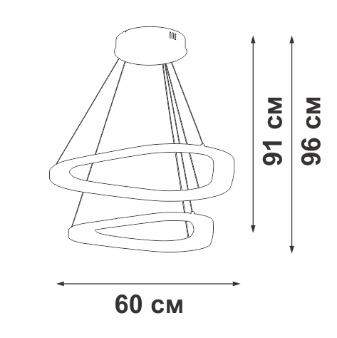 Люстра Vitaluce V2692-1/2S