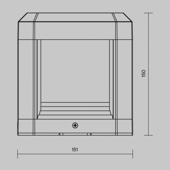 Ландшафтный светодиодный светильник Maytoni Royal Mile O019FL-L13GR3K