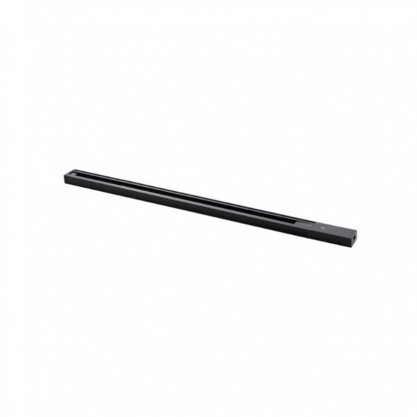 Шинопровод однофазный с питанием и заглушкой Crystal Lux CLT 0.11 01 L1000 BL