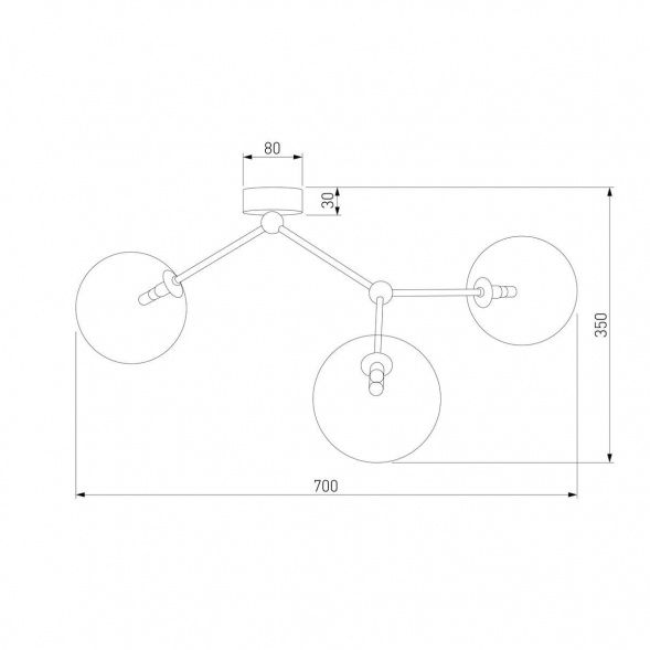 Потолочная люстра TK Lighting 10069 Fairy