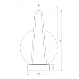 Настольная лампа Eurosvet Frasco 80507/1 черный