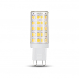 Лампа светодиодная Gauss G9 5W 4100К прозрачная 107309205