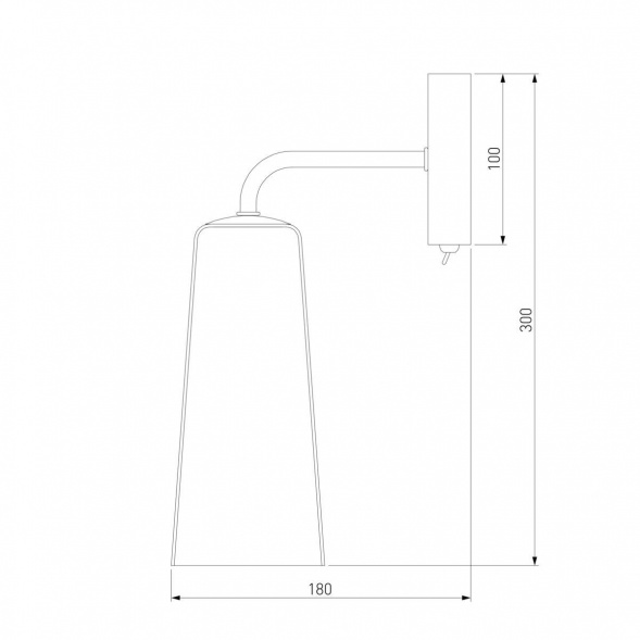 Бра Eurosvet Omber 70137/1 латунь