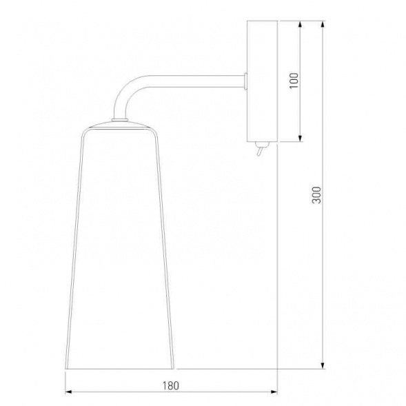 Бра Eurosvet Omber 70137/1 латунь