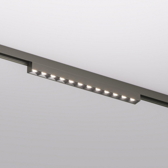 Трековый светодиодный светильник Denkirs Shine Grill DK5771-DN