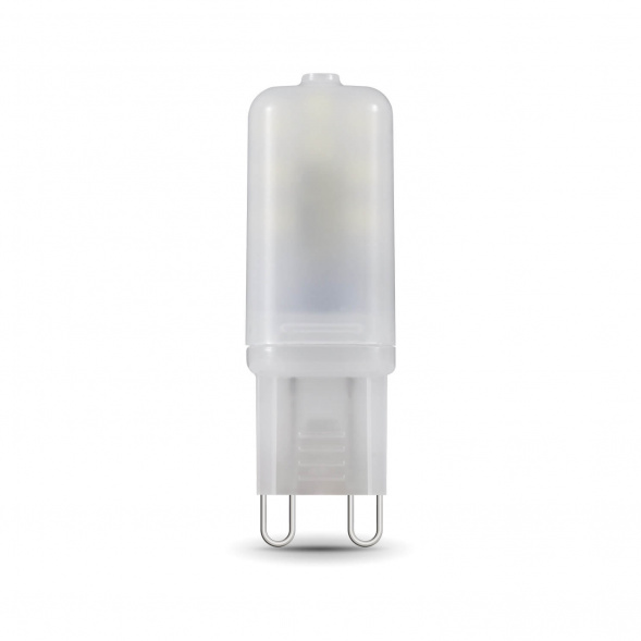 Лампа светодиодная Gauss G9 3W 3000К прозрачная 14913