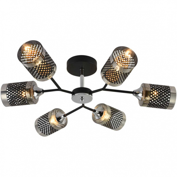 Потолочный светильник Reluce 01405-3.3-06B BK+CR