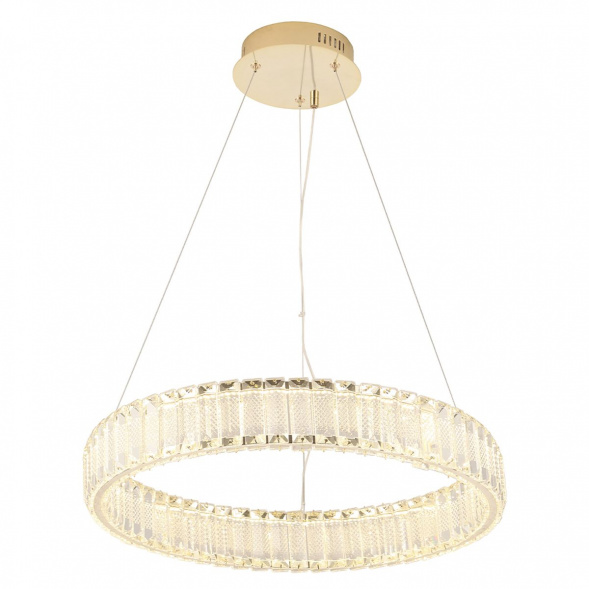 Подвесной светодиодный светильник Crystal Lux Musika SP50W Led Gold