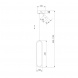Подвесной светодиодный светильник Eurosvet Spire 90269/1 черный/золото