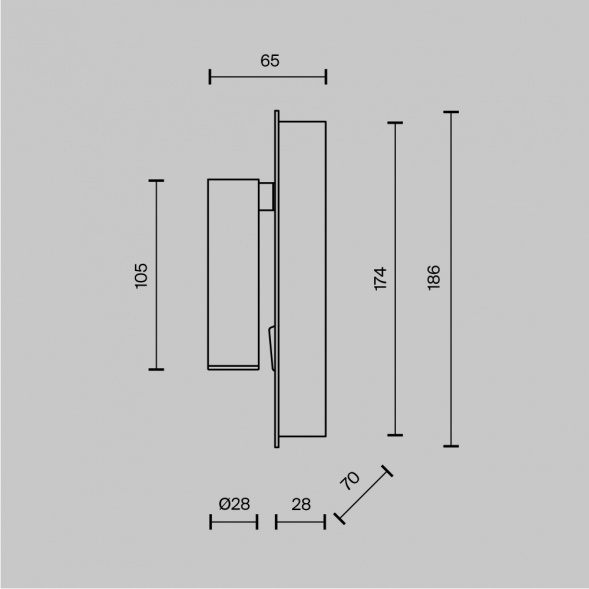 Светодиодный спот Maytoni Mirax C041WL-L3W3K