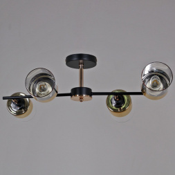 Потолочная люстра Reluce 11555-0.3-04 BK+FGD