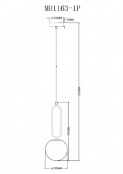 Подвесной светильник MyFar Pierre MR1163-1P