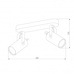 Спот TK Lighting 6503 Redo Black