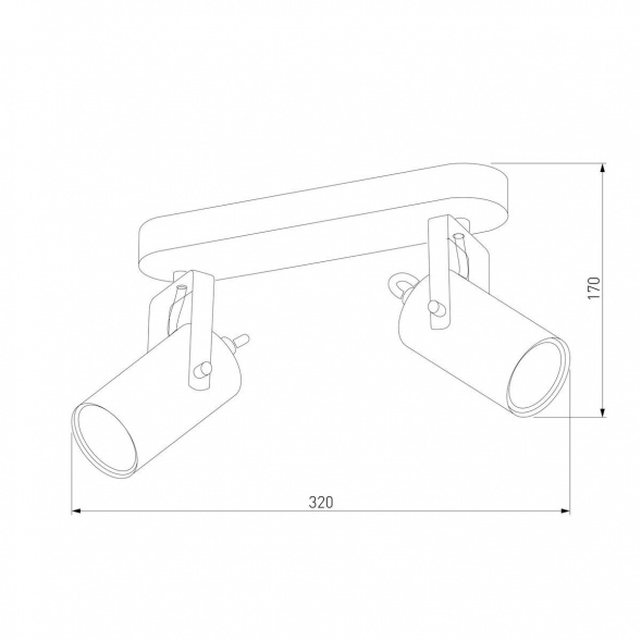 Спот TK Lighting 6503 Redo Black