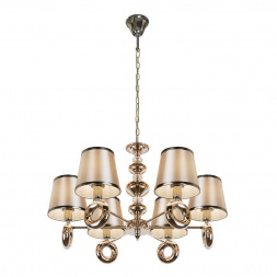 Подвесная люстра iLamp Brooklyn P2401-6 Nickel