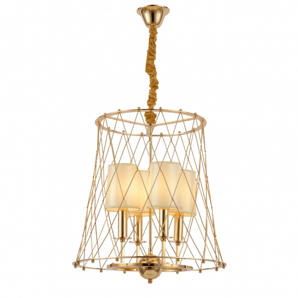 Подвесная люстра Lumina Deco Berton LDP 8013-4 F.GD