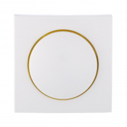 Накладка LK Studio светорегулятора с желтой световой индикацией (белый) LK60 867104-1