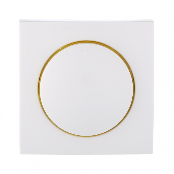 Накладка LK Studio светорегулятора с желтой световой индикацией (белый) LK60 867104-1