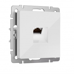 Розетка Ethernet RJ-45 cat. 6A экранированная (белый) W5120101/ a069683