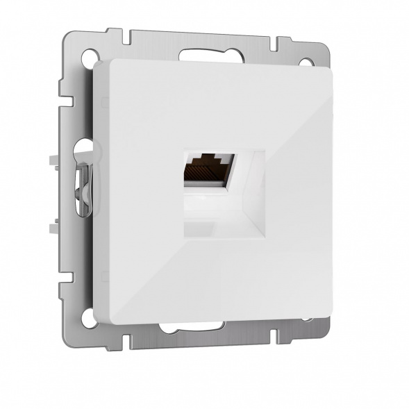 Розетка Ethernet RJ-45 cat. 6A экранированная (белый) W5120101/ a069683