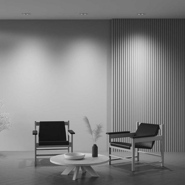 Встраиваемый светодиодный спот Maytoni Technical Hidden DL045-02-10W4K-W