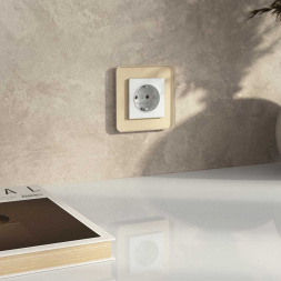 Рамка Werkel Elite на 1 пост айвори W0012443 4690389180682