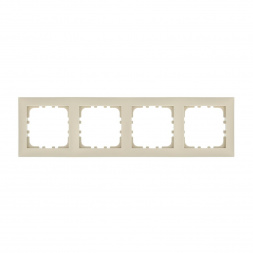 Рамка LK Studio 4-постовая (бежевый) LK60 864401-1