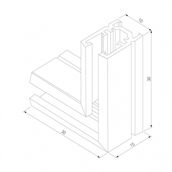 Коннектор L-образный Elektrostandard Mini Magnetic 85179/00 a065639