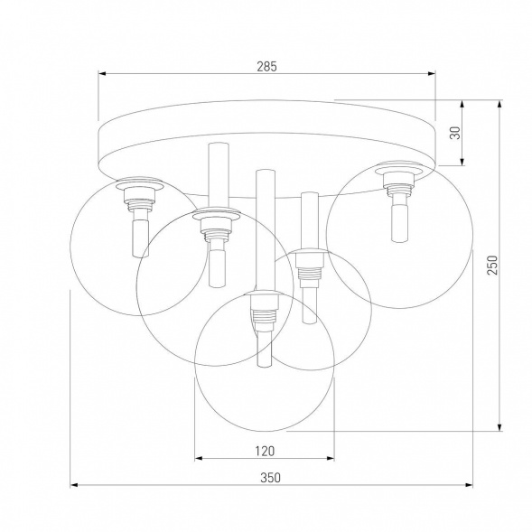 Потолочная люстра TK Lighting 758 Nilos