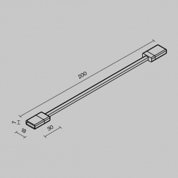 Комплектующие для уличной трековой системы Maytoni Outdoor O-TR002-SC