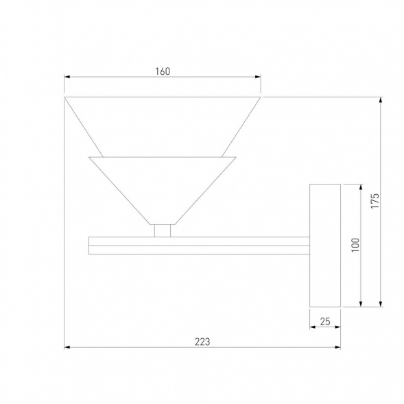 Бра Eurosvet Rylee 70138/1 хром