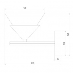 Бра Eurosvet Rylee 70138/1 хром