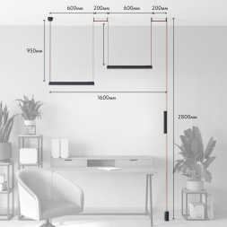 Трековая ременная система Denkirs Belty Set DK55SET18-01-BR