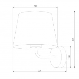 Бра TK Lighting 1882 Maja