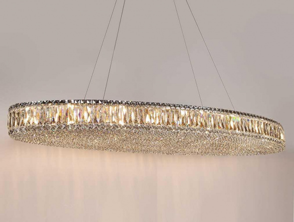 Подвесной светильник Newport Valencia 8458+14/S chrome М0070387