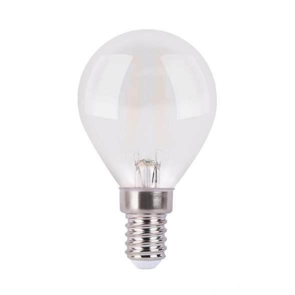 Лампа светодиодная филаментная Elektrostandard E14 6W 3300K матовая a049060