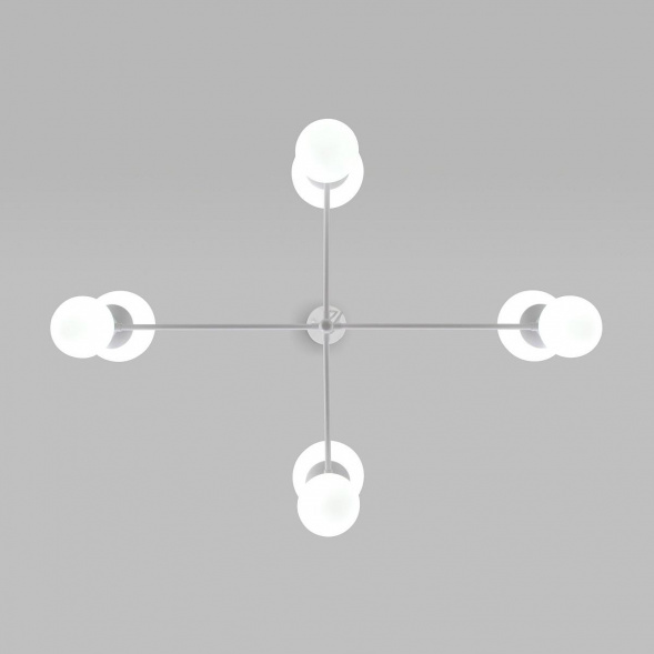 Подвесная люстра Eurosvet Bubble 30182/8 белый