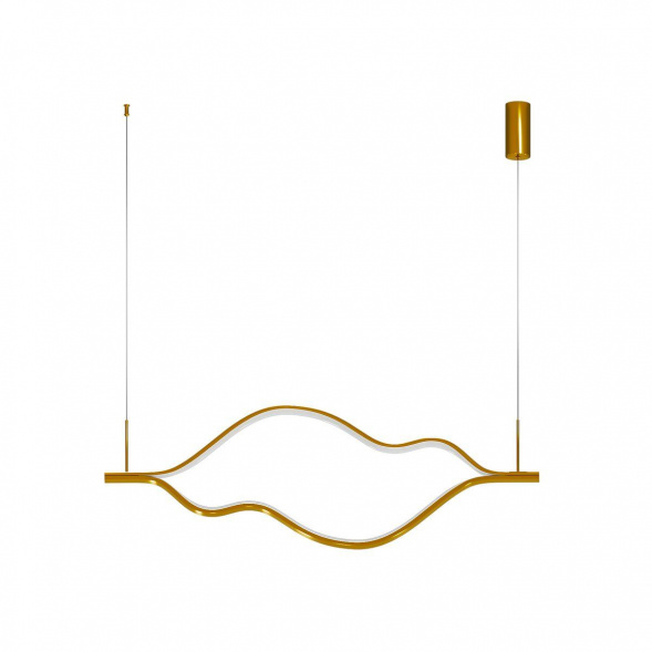 Подвес Kink Light Линн латунь w140*3 h200 Led 50W (3000K) 08258-140,36P