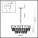 Подвесная люстра Odeon Light CHESSI 5076/12