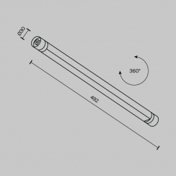 Светильник Maytoni Technical C147CL-L500-12W3K-B