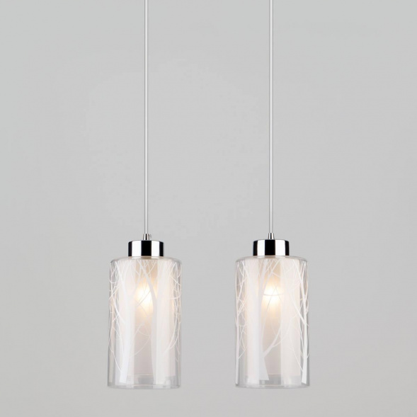 Подвесной светильник Eurosvet 50001/2 хром