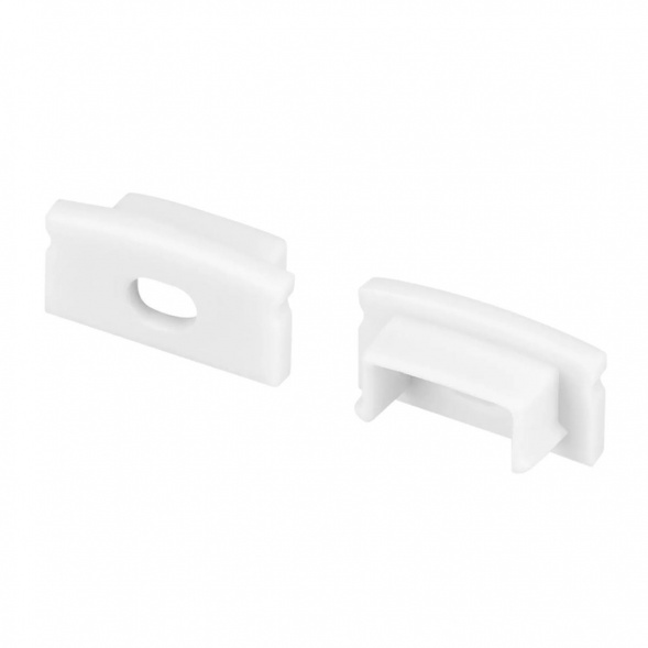 Заглушка Arlight 2 шт. LINE-1708 с отверстием WHITE 044235