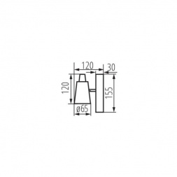 Спот Kanlux SEMPRA EL-1I B-SR 33091