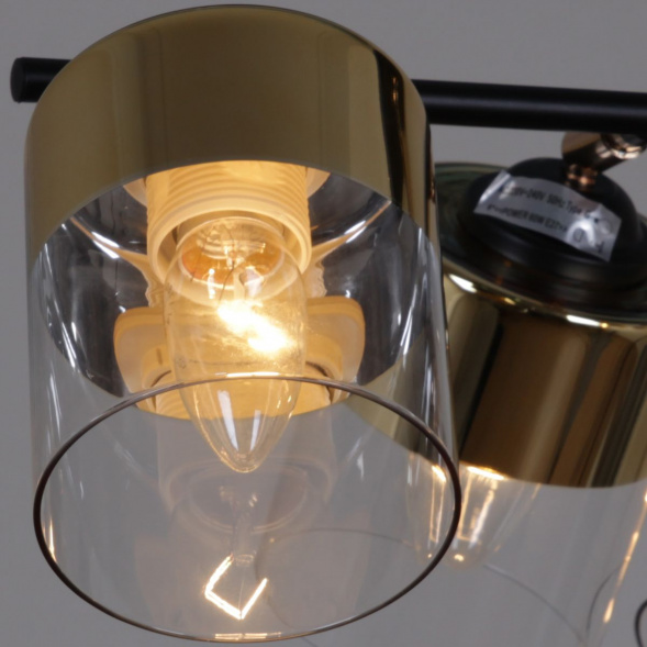 Потолочная люстра Reluce 11555-0.3-06 BK+FGD