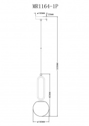 Подвесной светильник MyFar Pierre MR1164-1P