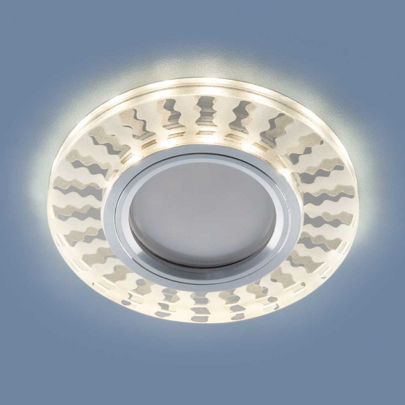 Встраиваемый светильник Elektrostandard 2248 MR16 SL/WH зеркальный/белый a047761