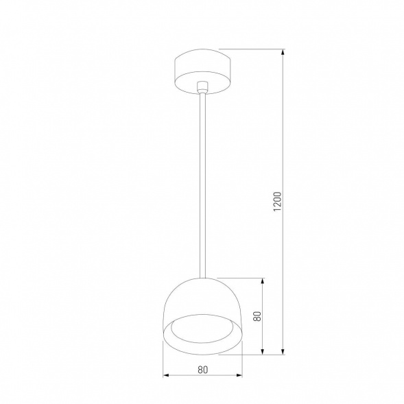 Подвесной светодиодный светильник Elektrostandard Uno 50261 LED a065699