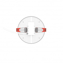 Встраиваемый светодиодный светильник Gauss Elementary Adjustable Frameless 9034460218